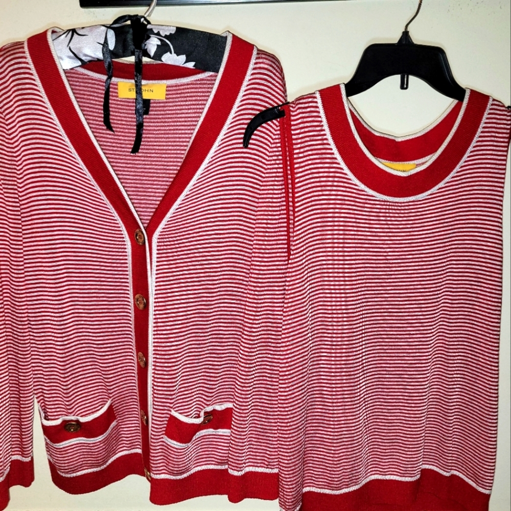 St John Collection Sweater and Tank Twin Set